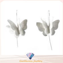925 Sterling Silber Schmetterling Ohrring für Damen Modeschmuck (E6573)